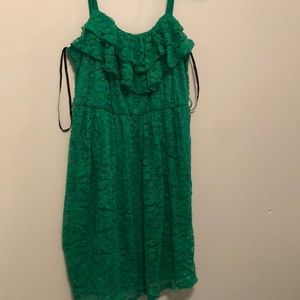 Green summer dress